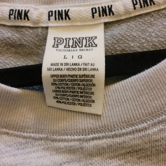 VS PINK CREW NECK LONG SLEEVE - Picture 3 of 3